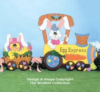 Easter Egg Express Woodcraft Pattern
