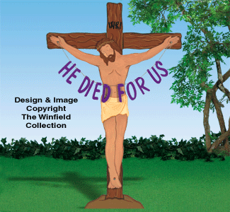 He Died For Us Woodcraft Pattern