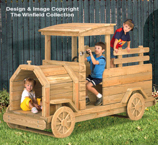Truck Play Structure Wood Plans