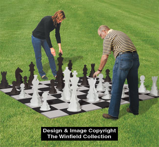 Medium Yard Chess & Checkers Plan