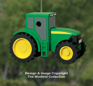 Tractor Birdhouse Woodworking Plans