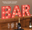 Marquee Bar Sign Pattern