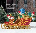 Packing Santa's Sleigh Color Poster