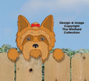 Yorkshire Terrier Fence Peeker Pattern
