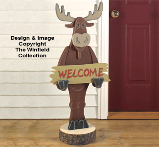 Welcome Moose Woodcraft Pattern