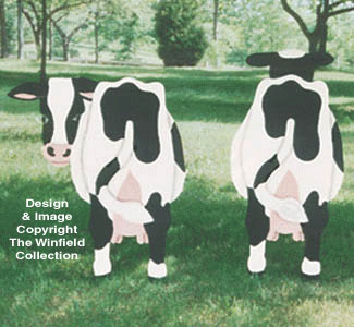 Yard Cow Pattern - Back View 