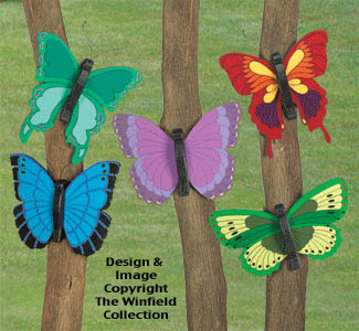 Butterflies Woodcraft Pattern Set 