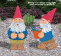 Large Garden Gnomes 1 & 2 Pattern Set