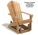 Adirondack Glider Chair Wood Project Plan