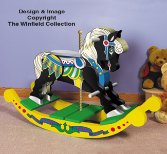 jr carousel rocking horse