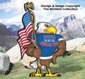 Proud Eagle Color Poster