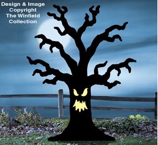 Spooky Tree Pattern