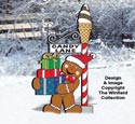 Gingerbread Candy Lane Sign Post Pattern